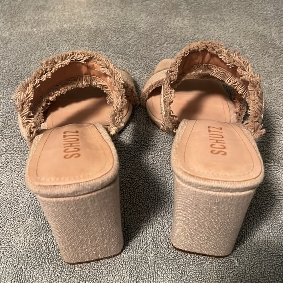 👡 Schutz Women's “Amely” Fabric Slip On Sandal - Picture 5 of 8